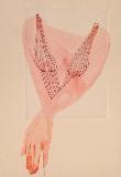 Artwork title: New work coming Artwork medium ink and pencil on paper, tissue overlay