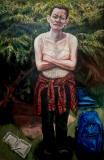 Artwork title: Woe Artwork medium oil on canvas