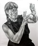 Ebony pencil on paper 