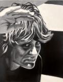 Oil on canvas mounted to board